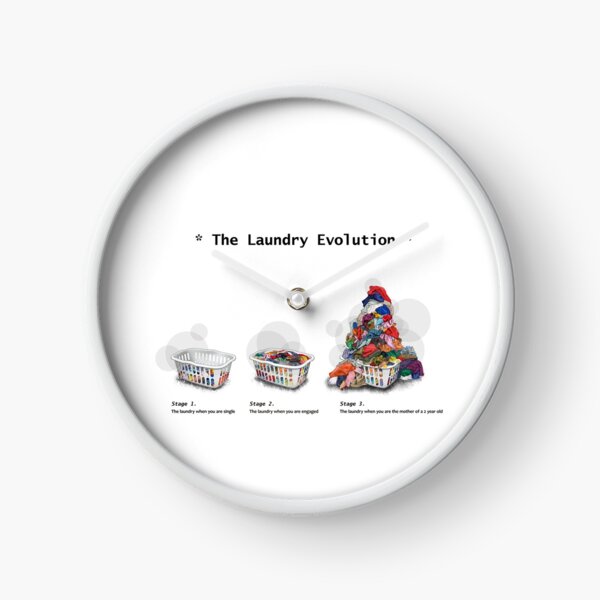 Laundry Evolution Clock