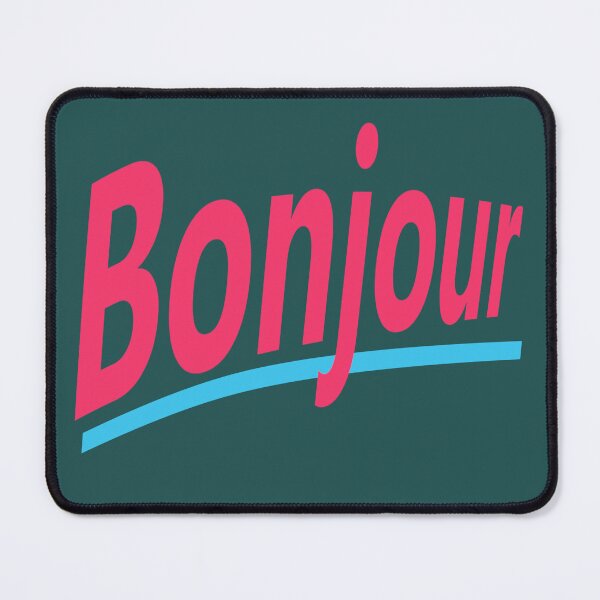 Item preview, Bonjour (hello in Franch) designed and sold by lobodelnoir.