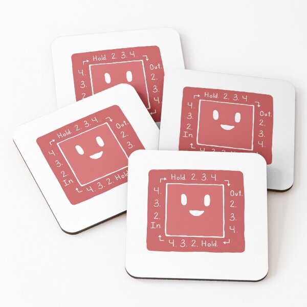 Item preview, Box Breathing - Red designed and sold by TheLostDoodler.