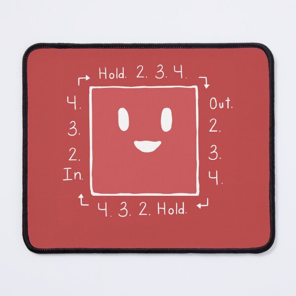 Item preview, Box Breathing - Red designed and sold by TheLostDoodler.
