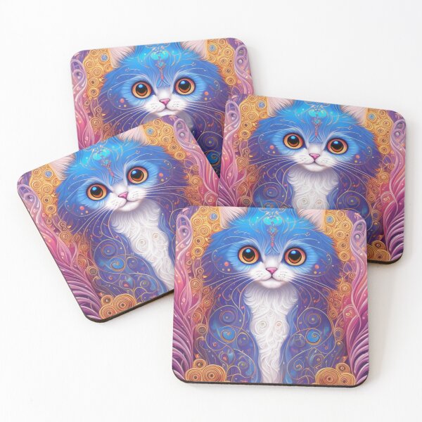 Item preview, Blue cat in bliss designed and sold by notavabird.
