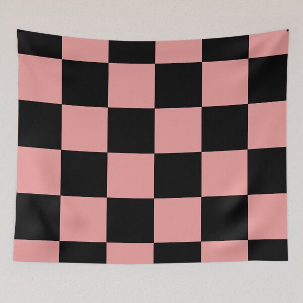 Item preview, Checkerboard Pattern Pink and Black designed and sold by ValeriesGallery.