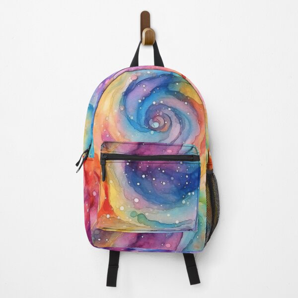 Item preview, Watercolor Rainbow Swirling Galaxy designed and sold by CodeytheArtist.