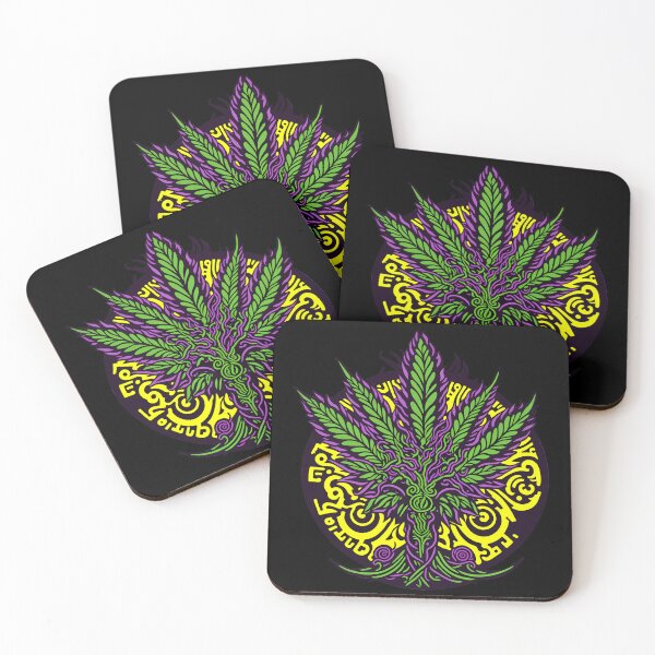 Item preview, A cannabis leaf icon - neon designed and sold by ZirumsGarden.