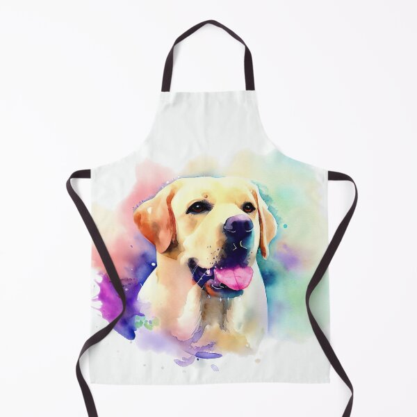 Item preview, Labrador Retriever in Watercolor Artwork evoking Happiness, Serenity, Playfulness designed and sold by Woof-n-Wear.