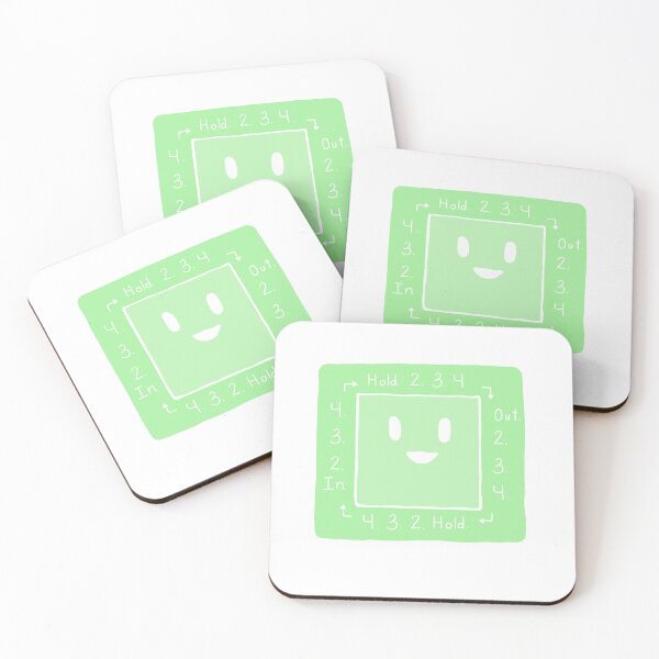 Item preview, Box Breathing - light green designed and sold by TheLostDoodler.