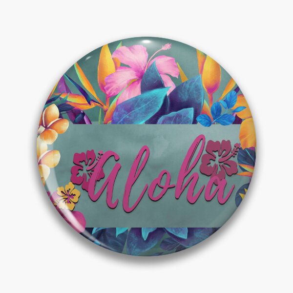 Item preview, Aloha Greeting With Hibiscus designed and sold by J Marielle Designs.