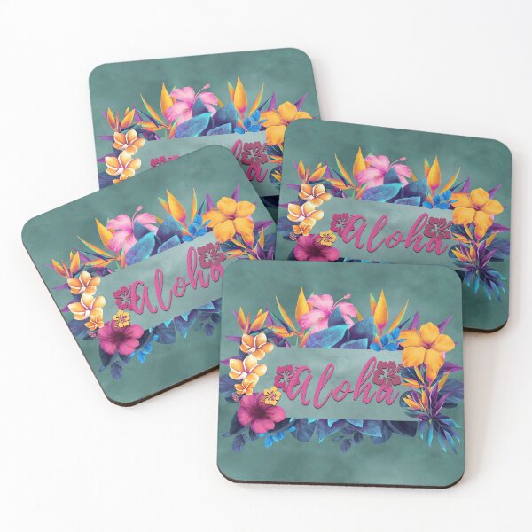 Item preview, Aloha Greeting With Hibiscus designed and sold by J Marielle Designs.
