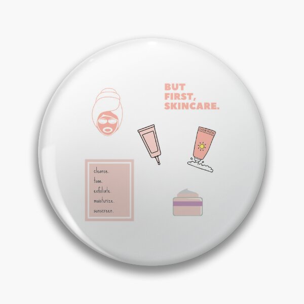 Item preview, But First, Skincare Pastel Pink Bundle Pack designed and sold by SabineKish9.