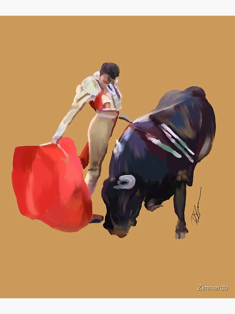 Matador and Bull, Toro | Art Print Matador and Bull, Toro | Art Print
