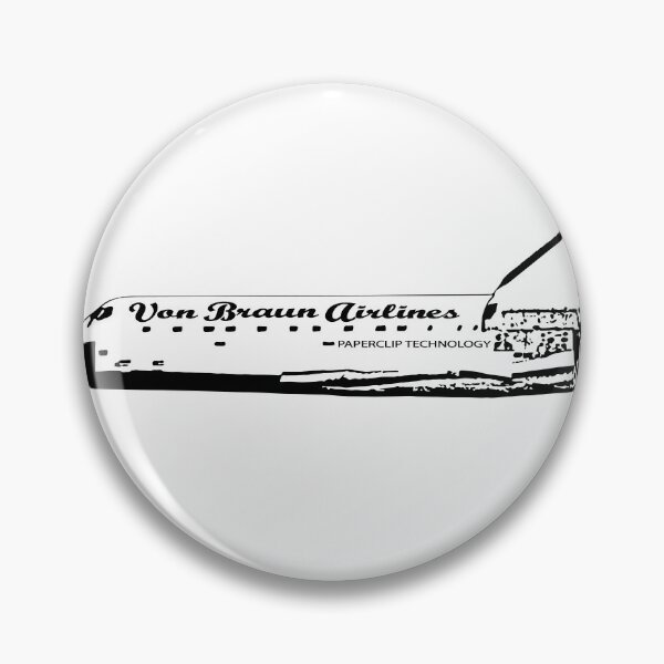 Item preview, VON BRAUN AIRLINES. PAPERCLIP TECHNOLOGY. designed and sold by 5hertz.