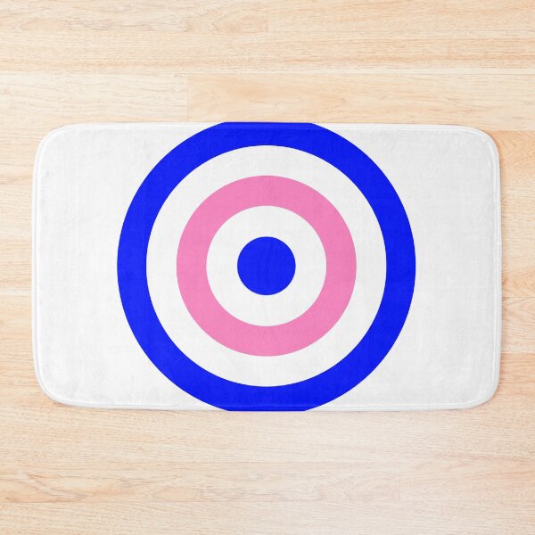 Item preview, Blue White Pink Retro Mod Ska designed and sold by ModSupporters.