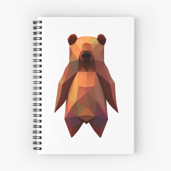 Item preview, Low Poly Brown Bear Standing designed and sold by PolygonXYZ.