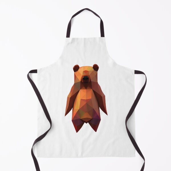 Item preview, Low Poly Brown Bear Standing designed and sold by PolygonXYZ.