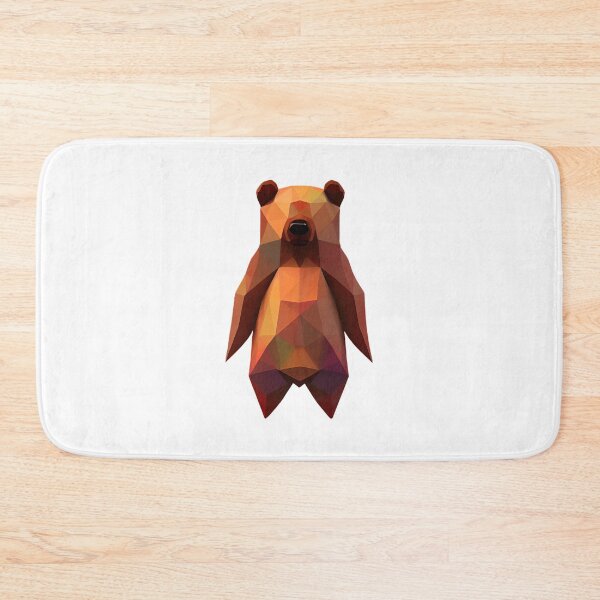 Item preview, Low Poly Brown Bear Standing designed and sold by PolygonXYZ.