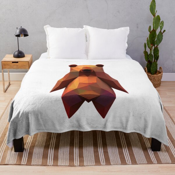 Item preview, Low Poly Brown Bear Standing designed and sold by PolygonXYZ.