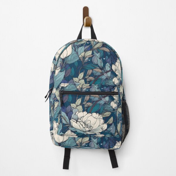 Item preview, blue leaves designed and sold by Artesaneros.