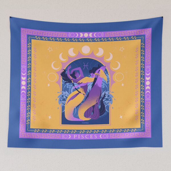 Item preview, Pisces - Ancient Greek Astrology Series designed and sold by flaroh.