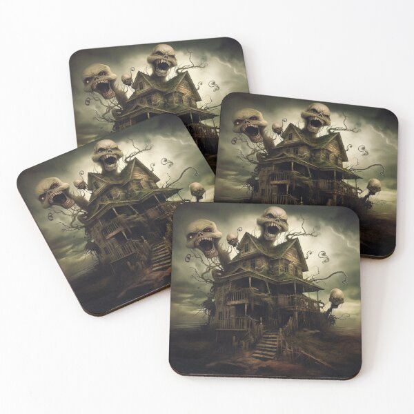 Item preview, Sinister Sentinels Guarding Haunted House In a Storm designed and sold by EpicFoxArt.