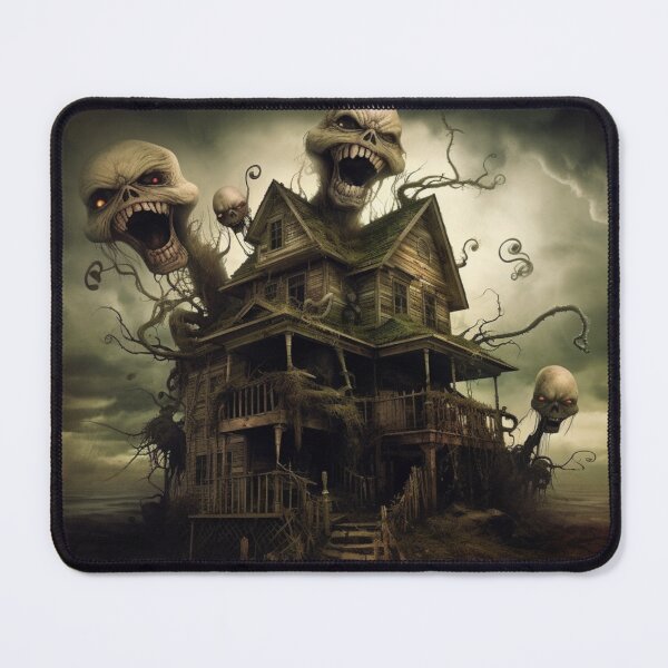Item preview, Sinister Sentinels Guarding Haunted House In a Storm designed and sold by EpicFoxArt.