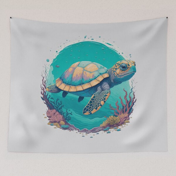 Item preview, Sea Turtle Artwork designed and sold by feferreira.