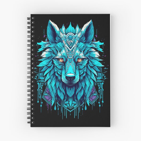 Item preview, Blue ice wolf designed and sold by unknown-places.