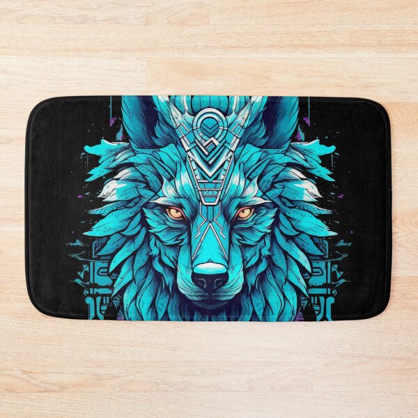 Item preview, Blue ice wolf designed and sold by unknown-places.