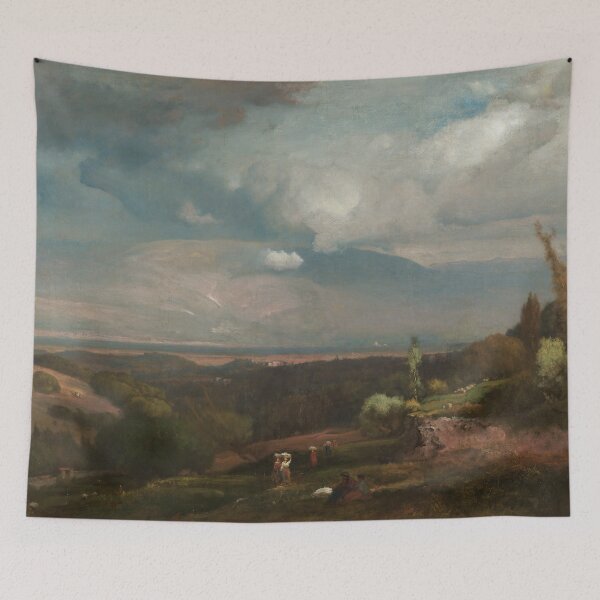 Item preview, Approaching Storm from the Alban Hills | George Inness | 1871 Landscape Art designed and sold by CJET.