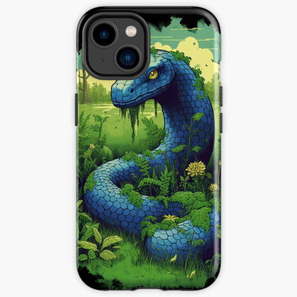  SHENCANG BLUE Phone Case for Google Pixel 4 with Snake