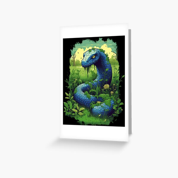 Google Snake Pixel Game Greeting Card for Sale by berrylemon