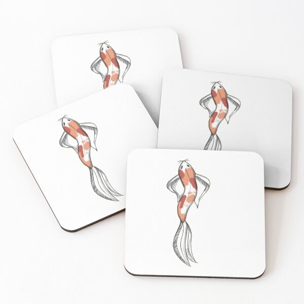 Item preview, Spotted Koi Fish | Long Koi Fish | Colorful Koi Fish  designed and sold by JadedLilacsArt.