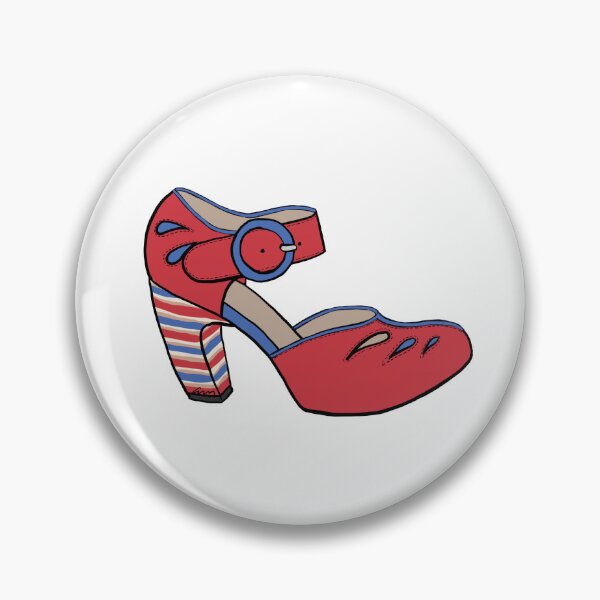 Item preview, Fluevog Maier Shoe Red designed and sold by anne m bray.