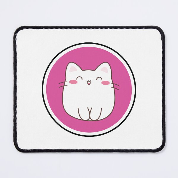 Item preview, Cute happy chubby cat designed and sold by shopBernadine.