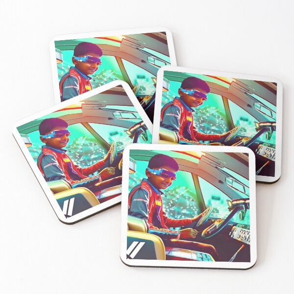 Item preview, Cyber Boy Race Car Driver designed and sold by emiliapapaya.