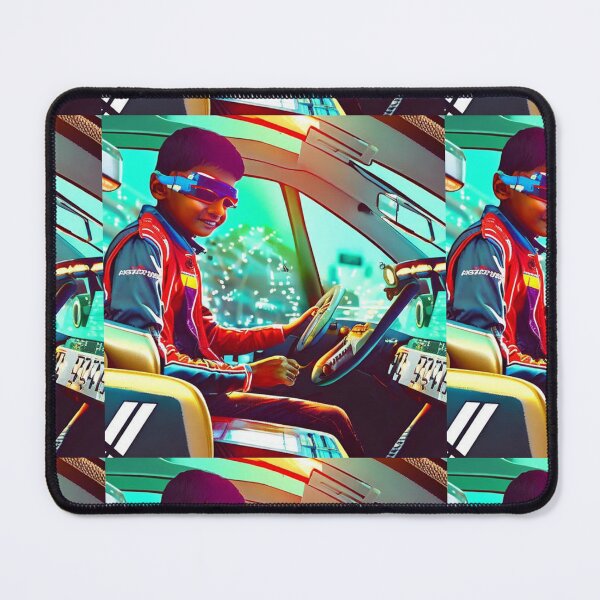 Item preview, Cyber Boy Race Car Driver designed and sold by emiliapapaya.