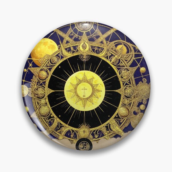 Item preview, Arcane, astronomical ephemeris, symmetrical vintage design  designed and sold by SriGem.