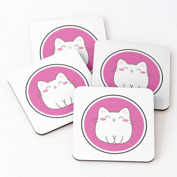 Item preview, Cute happy chubby cat designed and sold by shopBernadine.