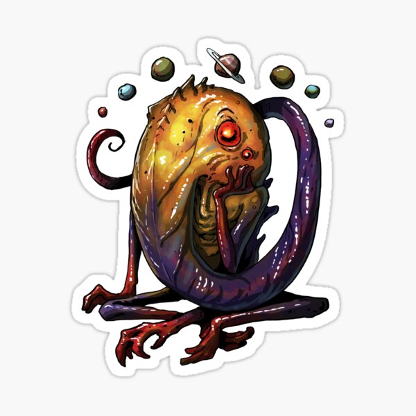 Worried Nyarlathotep Sticker