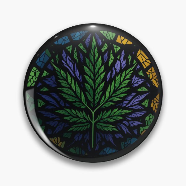 Item preview, A Cannabis Leaf - Glass Mosaic designed and sold by ZirumsGarden.