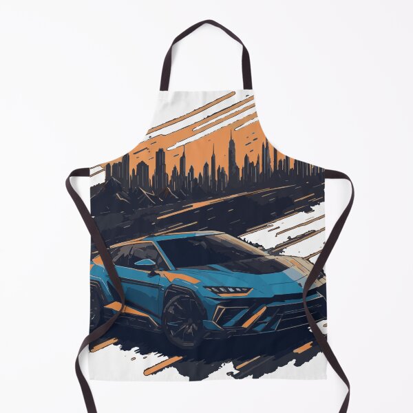 Item preview, Sports SUV car Wirth Background City designed and sold by franiorpty.