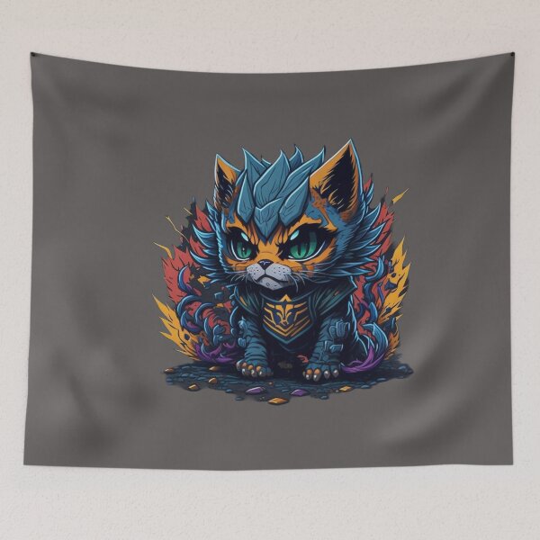 Item preview, Adorable Battler: The Pawsome Battle Kitten designed and sold by harperjg.