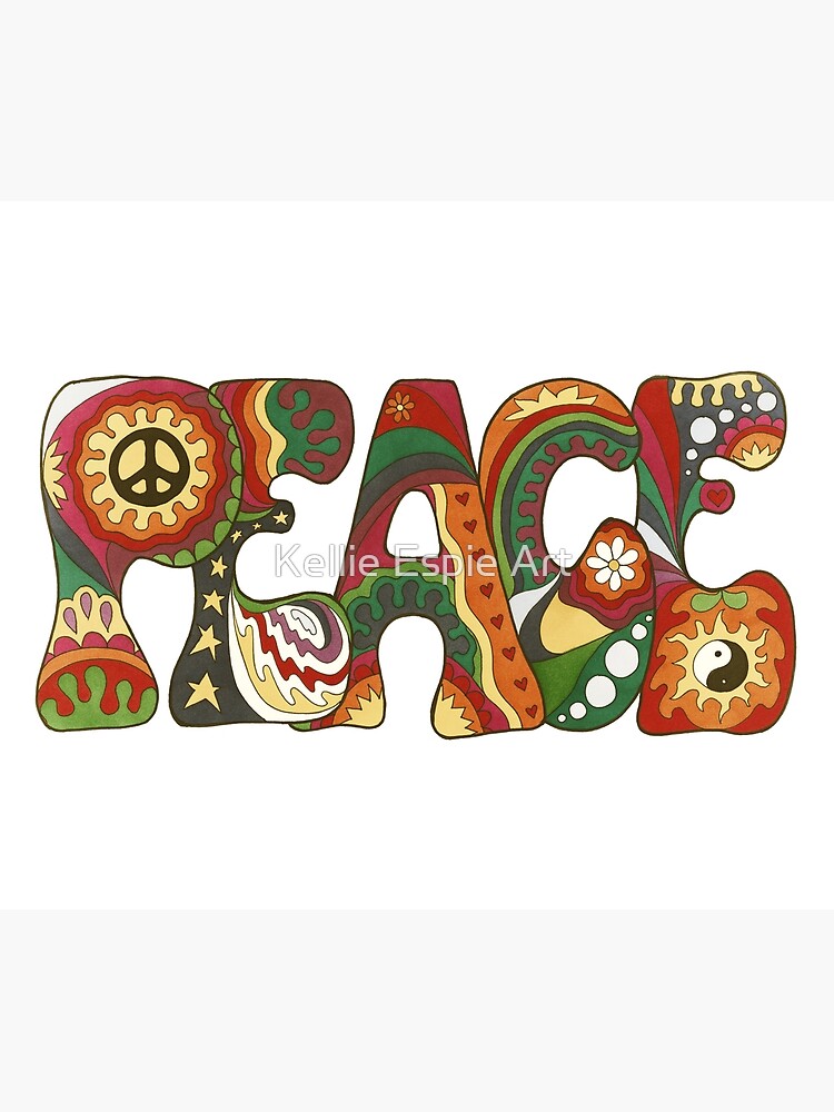 Vintage Psychedelic Peace by kelkel66