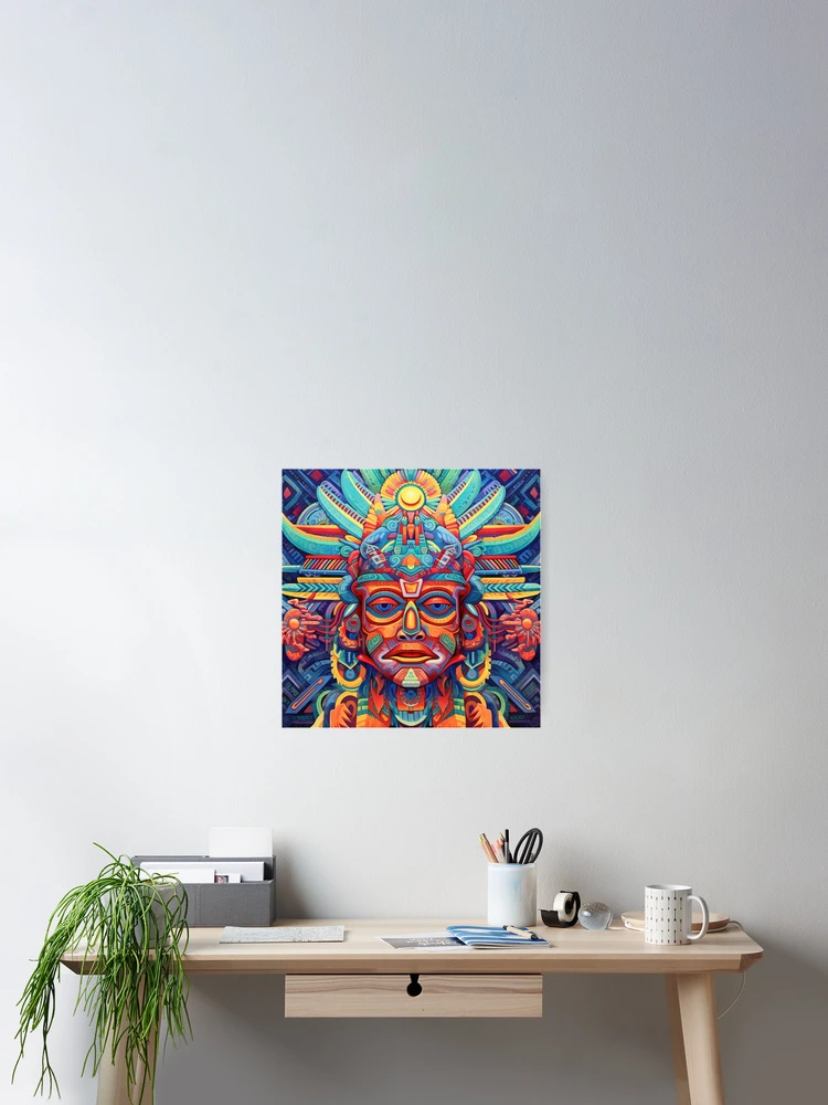 Thumbnail 2 of 3, Poster, Abstract Aztec Patterns designed and sold by Desfix.