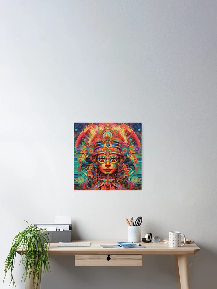 Thumbnail 2 of 3, Poster, Abstract Aztec Patterns designed and sold by Desfix.