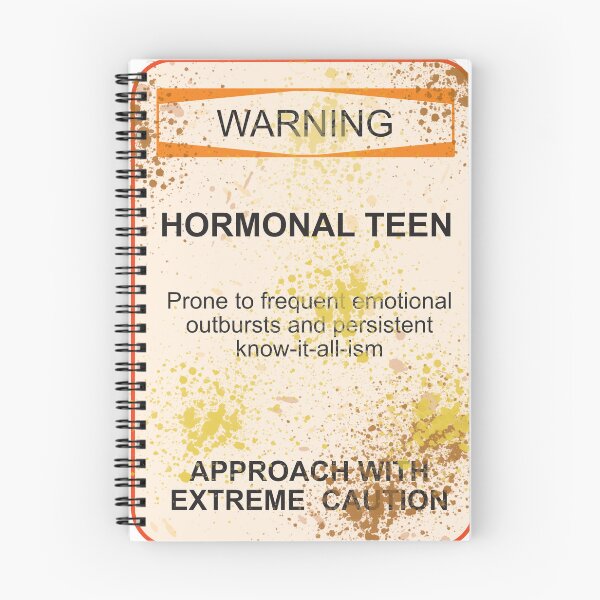 Item preview, Warning Hormonal Teen designed and sold by Marc Neal.