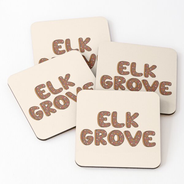 Item preview, Elk Grove City Shaped Like Chocolate Donuts  designed and sold by DonutsWords.