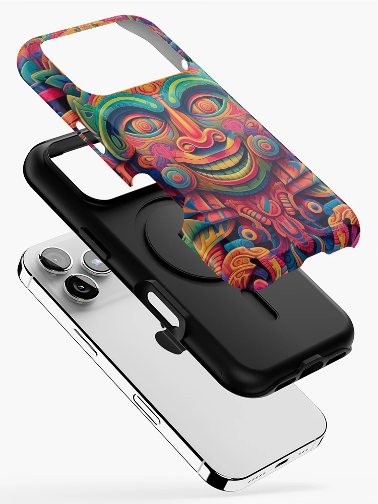 Thumbnail 2 of 4, iPhone Case, Abstract Aztec Patterns designed and sold by Desfix.