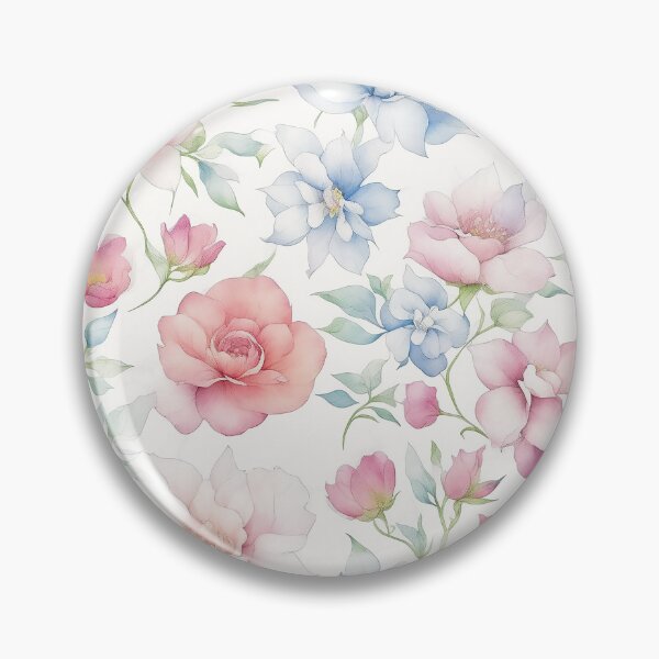 Item preview, Elegant Vintage Watercolor Flowers Art designed and sold by Horacije.