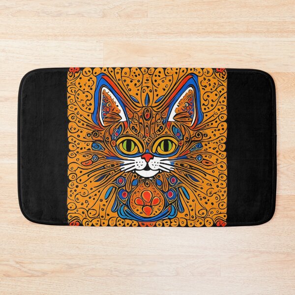 Item preview, Cat of the orange block designed and sold by notavabird.