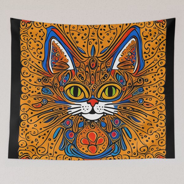 Item preview, Cat of the orange block designed and sold by notavabird.